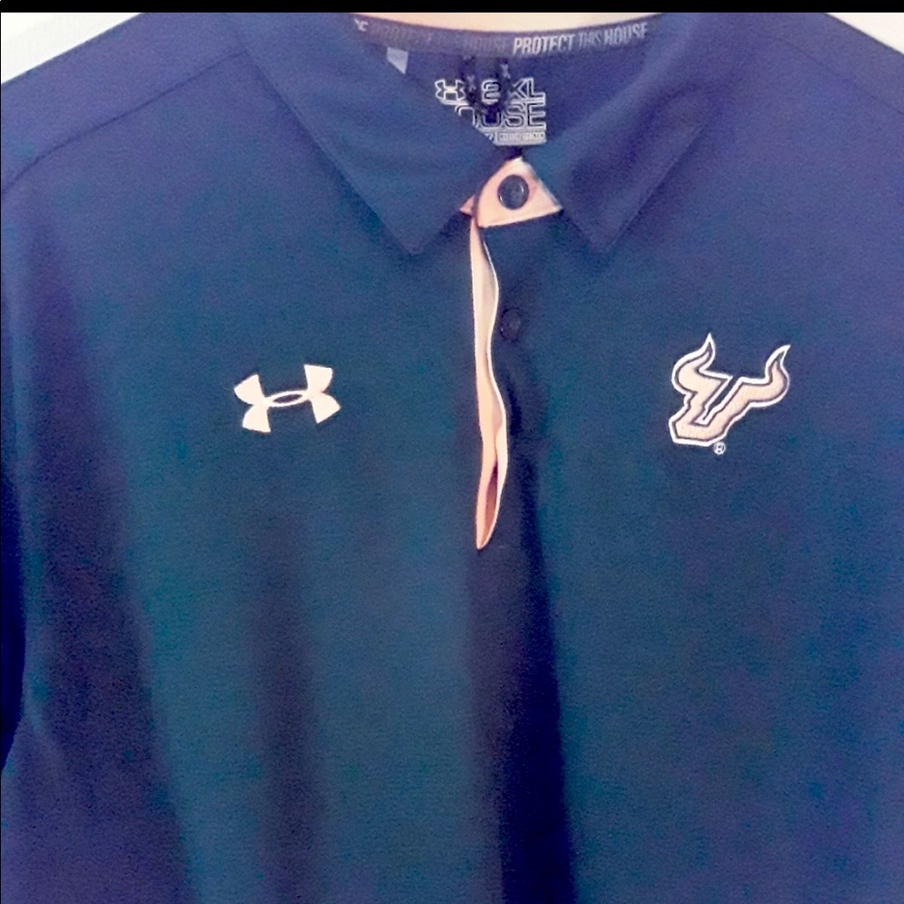Under Armour USF Bulls Collar Shirt